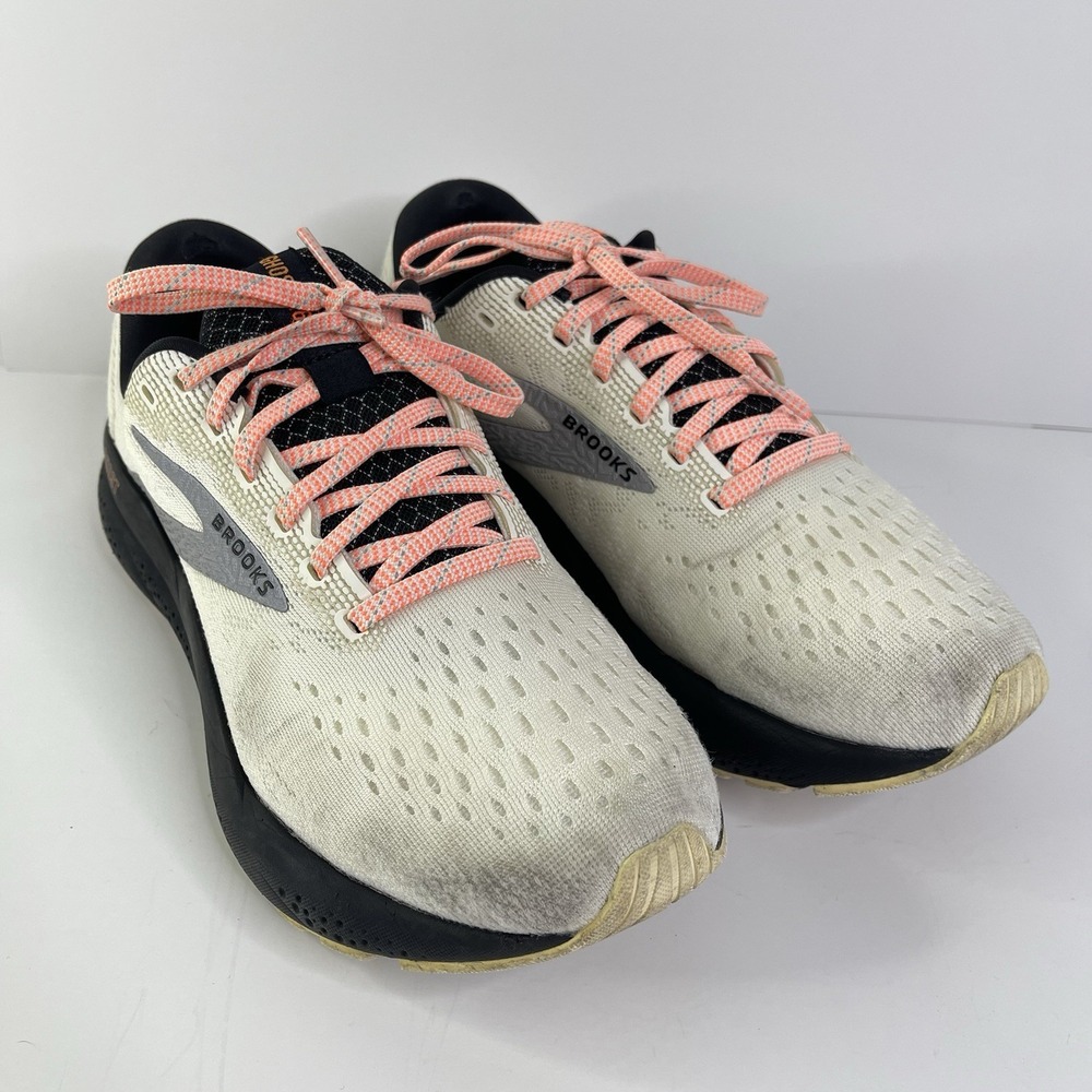 Brooks Women's  Ghost 16 1104181D157 White Running Shoes Sneakers Size 8.5